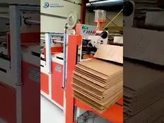 Mesin Gluer Folder Kotak Semi Otomatis untuk Menempelkan Karton Bergelombang