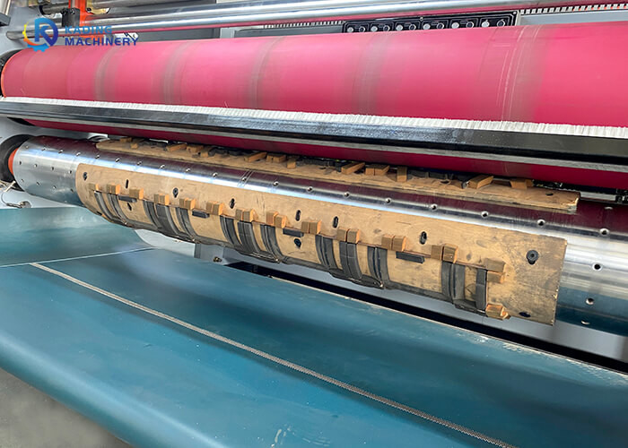 Rotary Carton Die Cutter Otomatis Untuk 1-6 Warna Kotak Bergelombang