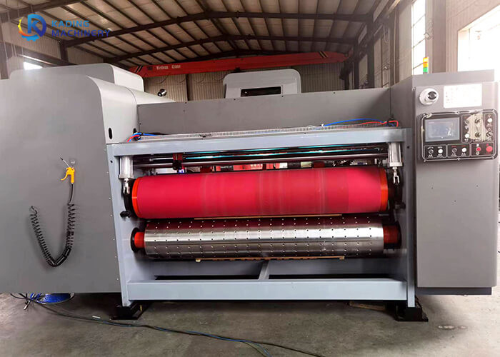 Rotary Carton Die Cutter Otomatis Untuk 1-6 Warna Kotak Bergelombang