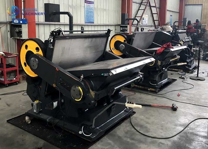 15 Lembar/Min Manual Die Cutting Dan Mesin Kekusutan Untuk Kotak Pizza Karton
