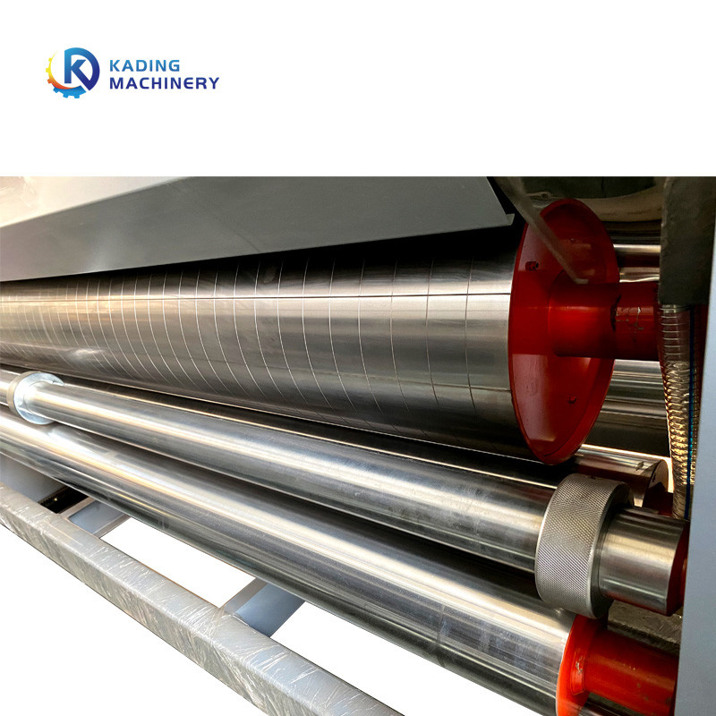 Mesin Cetak Karton 3 Warna Dari Flexo Printing Untuk 5 Lapisan Papan Bergelombang