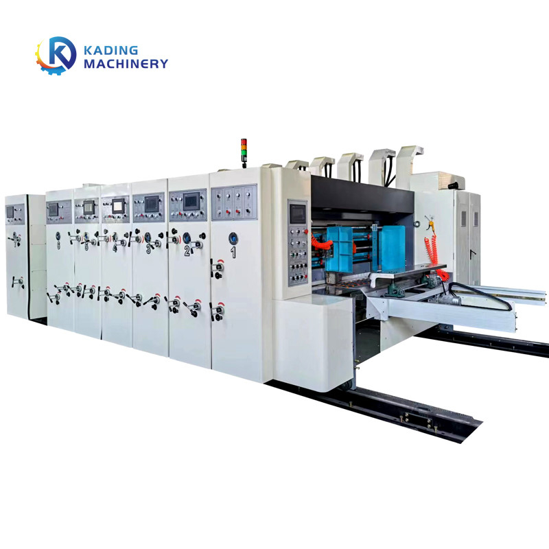 Printer Karton Flexographic Untuk Karton Bergelombang Dengan Slotting Pemotongan Mati
