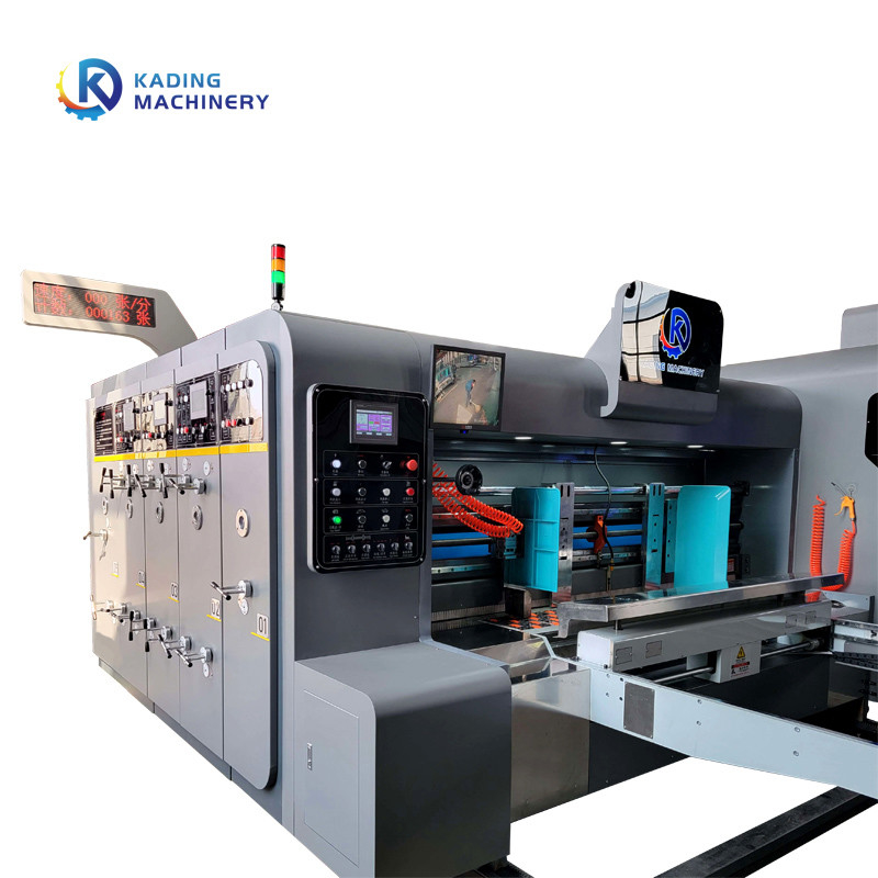 Printer Karton Lead Edge Untuk Karton Bergelombang Dengan Jendela Tinta