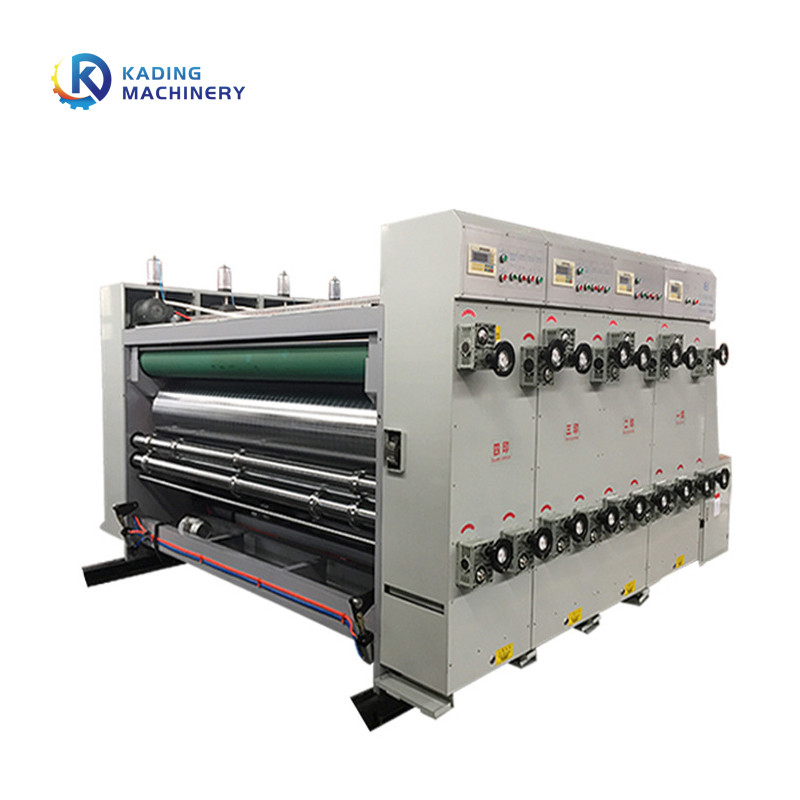 Mesin Cetak Flexo 1-6 Warna Untuk Karton Bergelombang Dengan Struktur Penyesuaian Fase Dan Sistem Pasokan Tinta