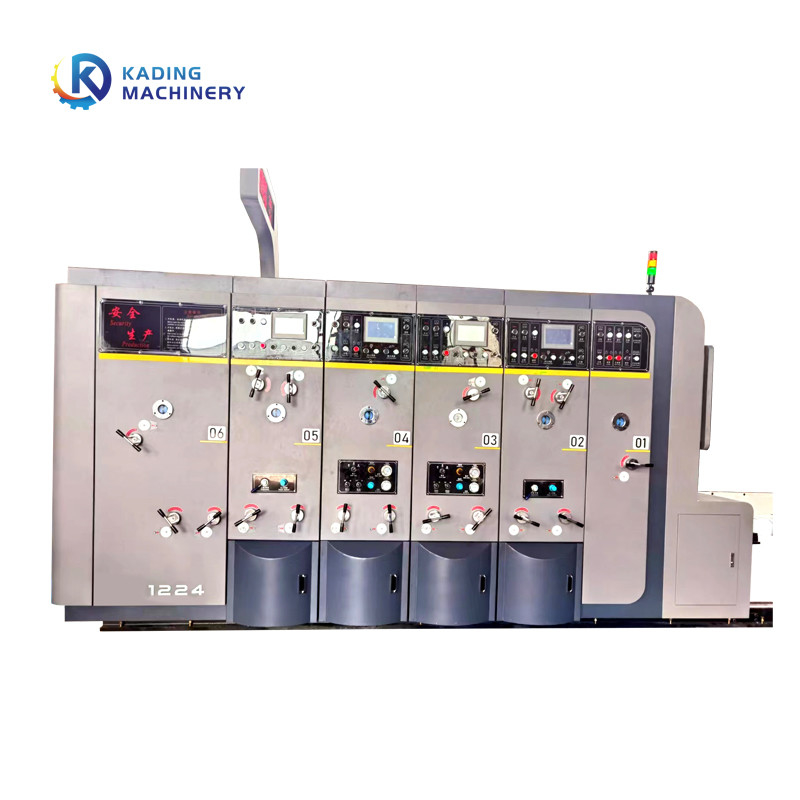 Mesin Cetak Karton Sepenuhnya Otomatis Untuk Karton Bergelombang Dan Kontrol PLC