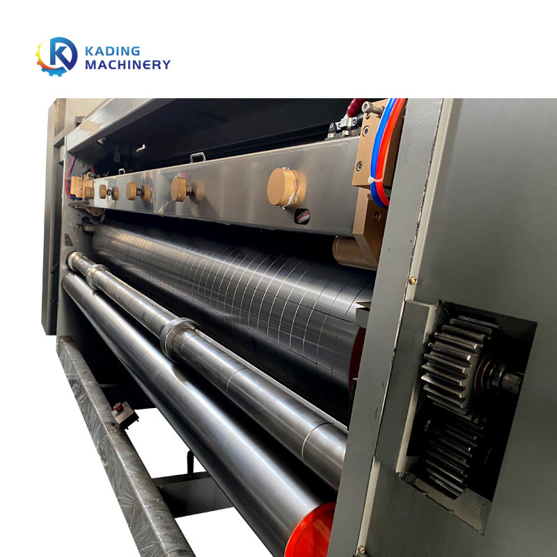 120-250pcs / Min Mesin Cetak Karton Otomatis Penuh Dengan Koneksi Bebas Kunci Dan Roller Anilox Keramik