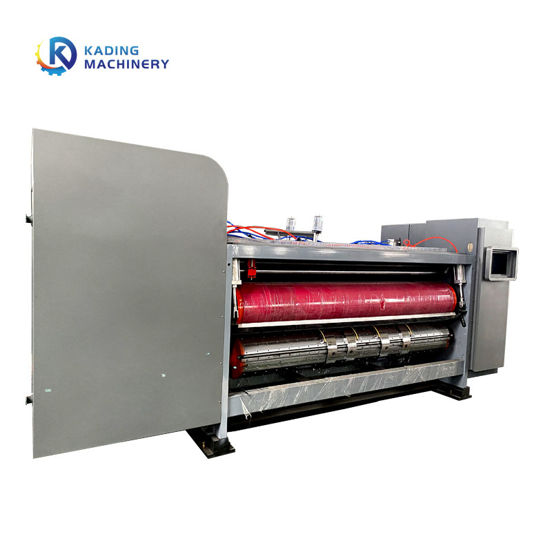 Mesin Pemotong Mati Kotak Karton Berkecepatan Tinggi Untuk Karton Bergelombang Dengan Printer 3 Warna