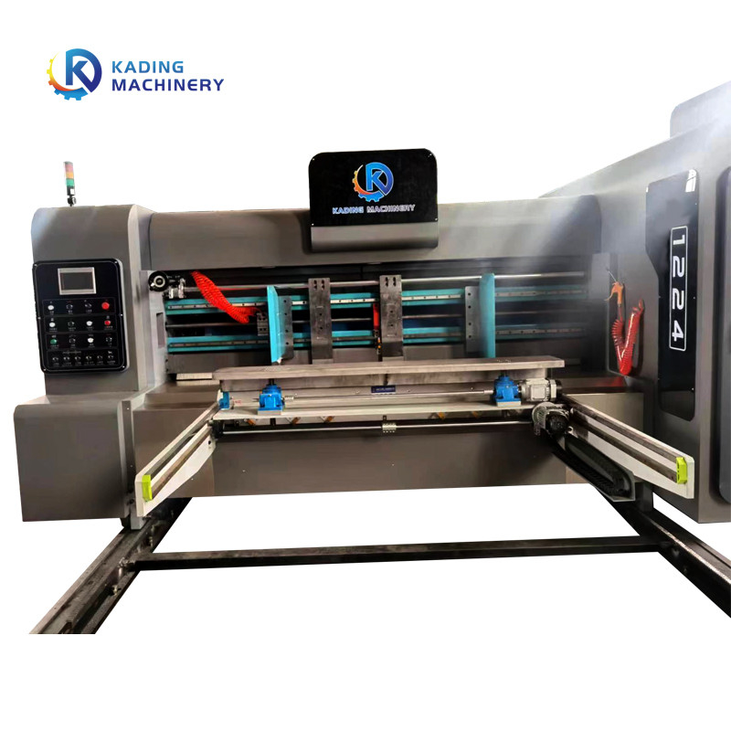 Mesin Pemotong Mati Rotary Semi Otomatis Untuk Kotak Bergelombang Dengan Mesin Cetak Flexo