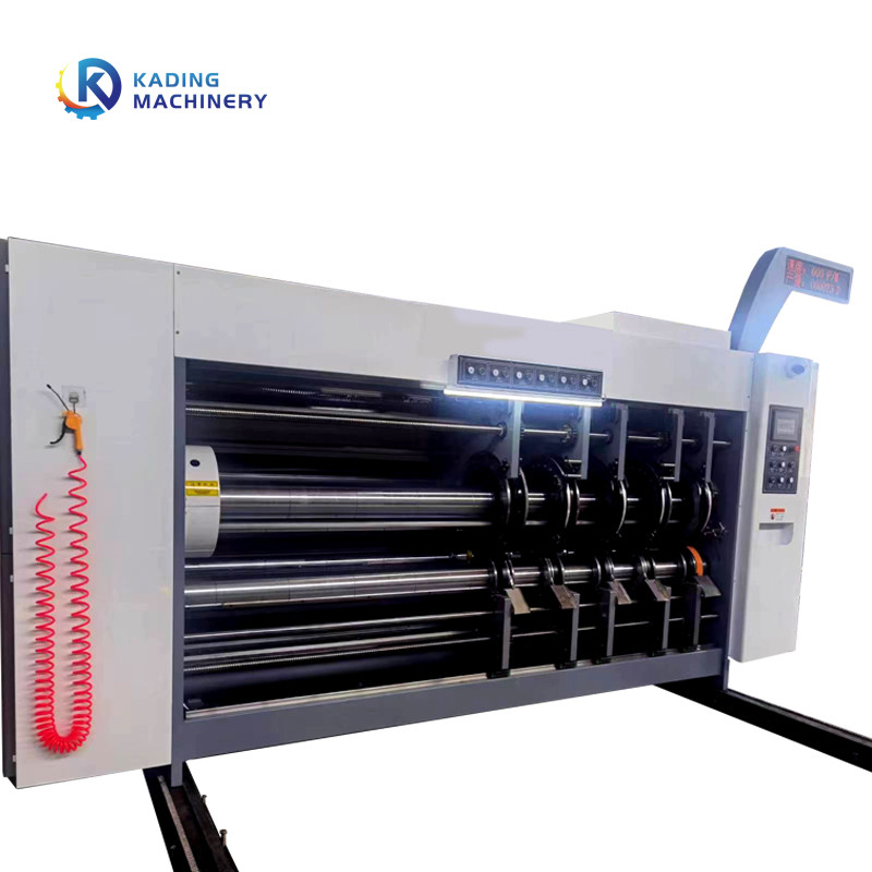 160pcs / Kecepatan Min Rotary Die Cutting Machine Untuk Kotak Bergelombang Transfer Vakum