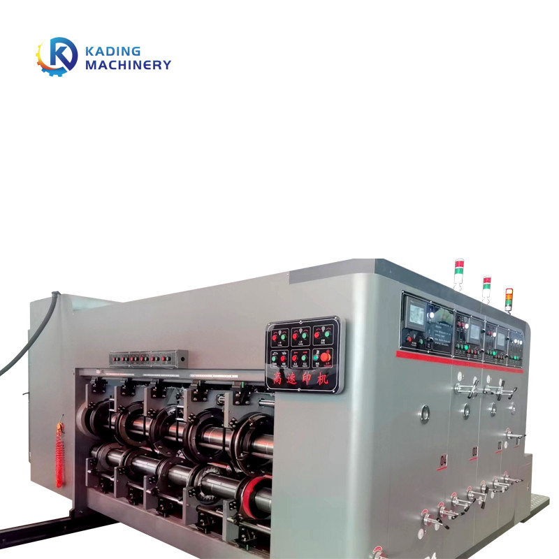160pcs / Kecepatan Min Rotary Die Cutting Machine Untuk Kotak Bergelombang Transfer Vakum