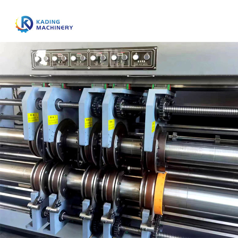 Mesin Cetak Flexo Multi Warna Untuk Karton Bergelombang Dengan Layar Sentuh PLC