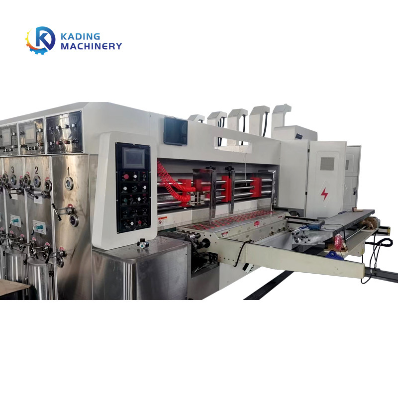 PLC Control Caton Box Die Cutting Machine Dengan Kecepatan Tinggi Untuk Paperboard Corrugated