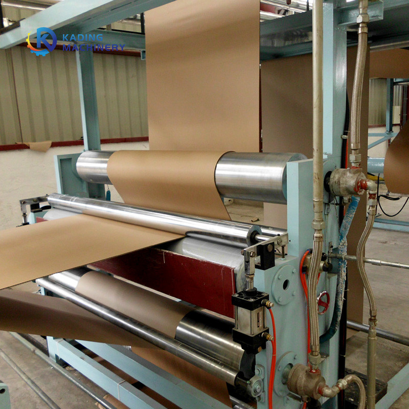 Garis Bergelombang Sepenuhnya Otomatis Dengan Mesin Pembuat Papan Lembaran 7 Ply