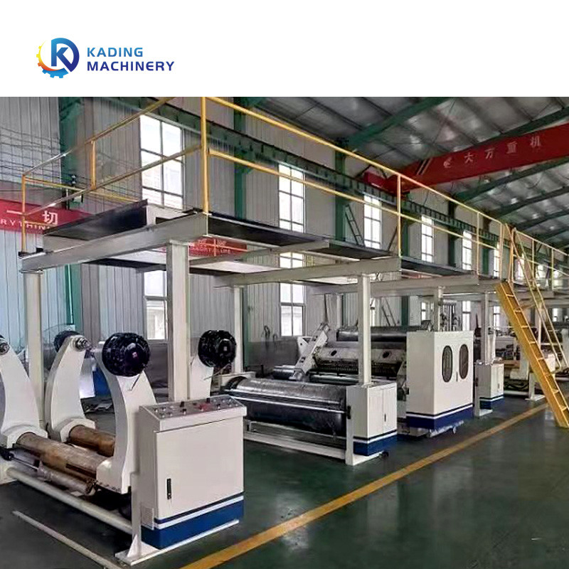 Garis Bergelombang 120m/Min Dengan Stacker Gantry Otomatis Dengan Slitter Scorer