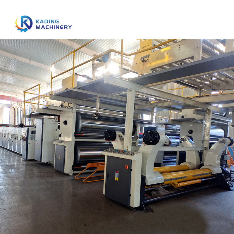 Lini Pemanasan Panas Uap Produksi Kardus Goresan Untuk Lebar Kertas 1600mm
