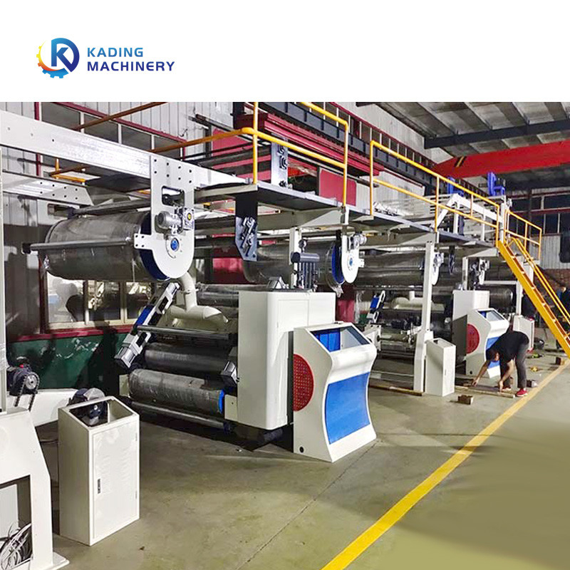 Garis Bergelombang Sepenuhnya Otomatis Dengan Stacker Untuk Papan Bergelombang 1400mm