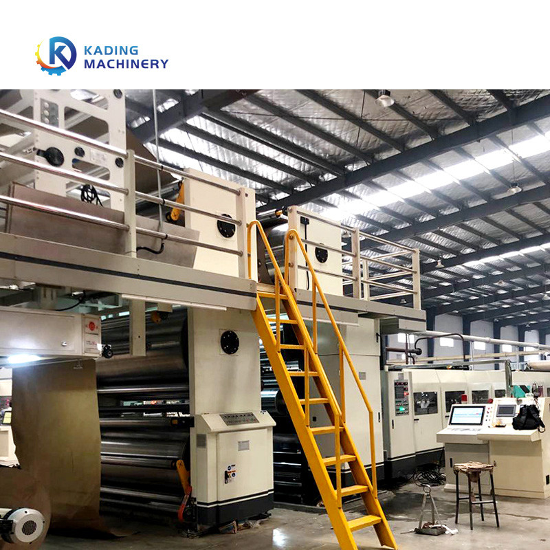 Pneumatic Control Corrugation Line Sheet Board Membuat Mesin Dengan Kecepatan Tinggi