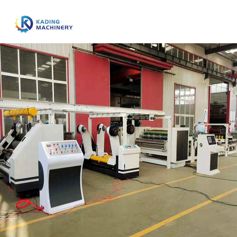 Mesin Manufaktur Kotak Karton 100m / Min Dengan Single Facer Untuk Karton 3 Ply