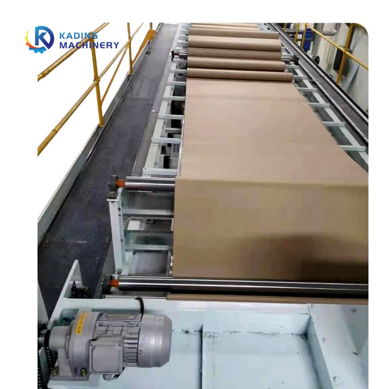 3 Lapisan Garis Bergelombang Dengan Liner Pre Heater Dan Mesin Single Facer