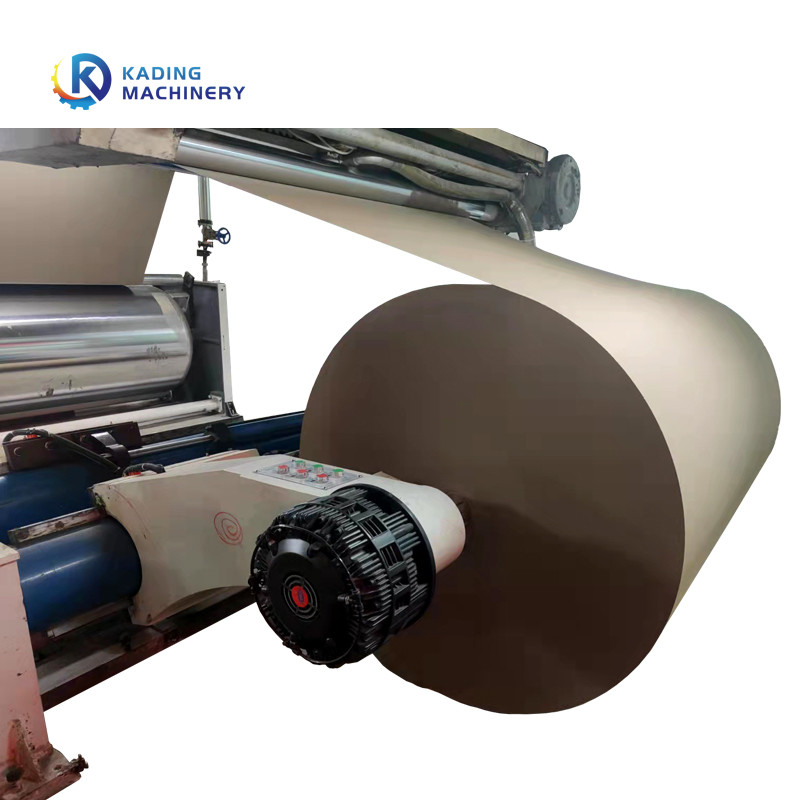 60 Sampai 220m / Min 5 Lapisan Mesin Pembuat Papan Bergelombang Dengan Mill Roll Stand