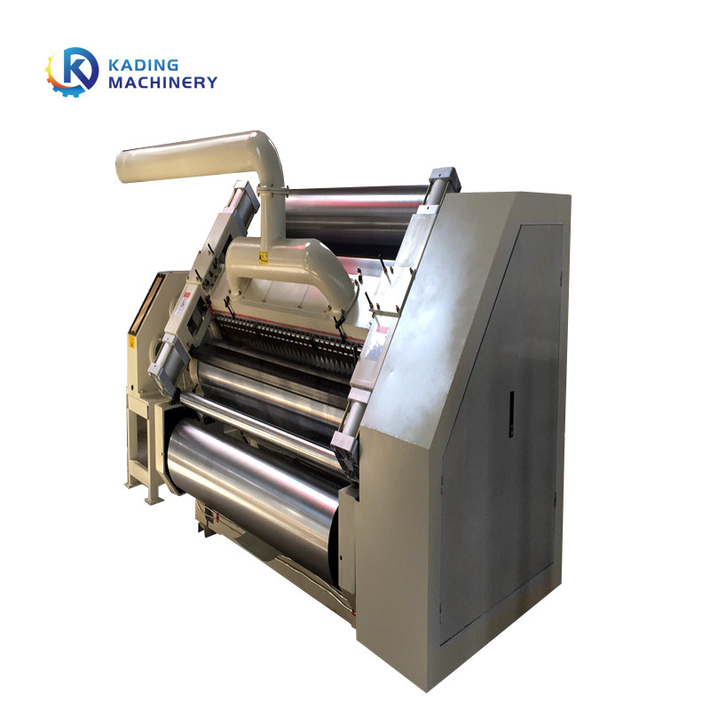 Vacuum Absorb Type Single Facer Mesin Bergelombang Pemanasan Minyak 200m/Min