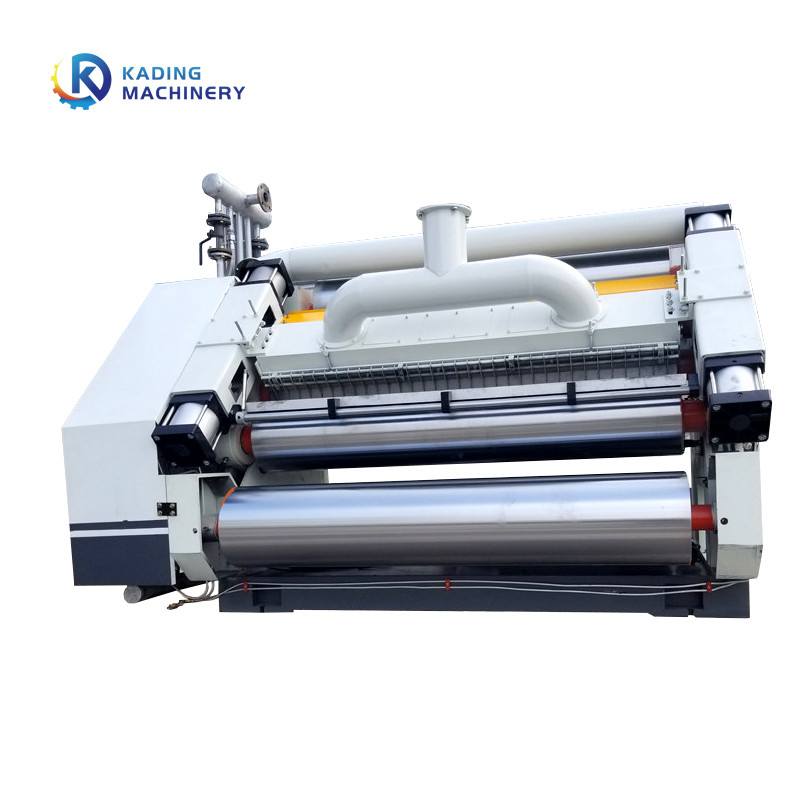 250m/Min Pemanasan Listrik Single Facer Bergelombang Untuk Papan Bergelombang Seruling B