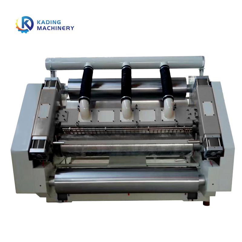 Mesin Corrugated Single Facer Jenis Pemanas Minyak Dengan Auto Feeding Unit Untuk Membuat Kertas 3 Lapis
