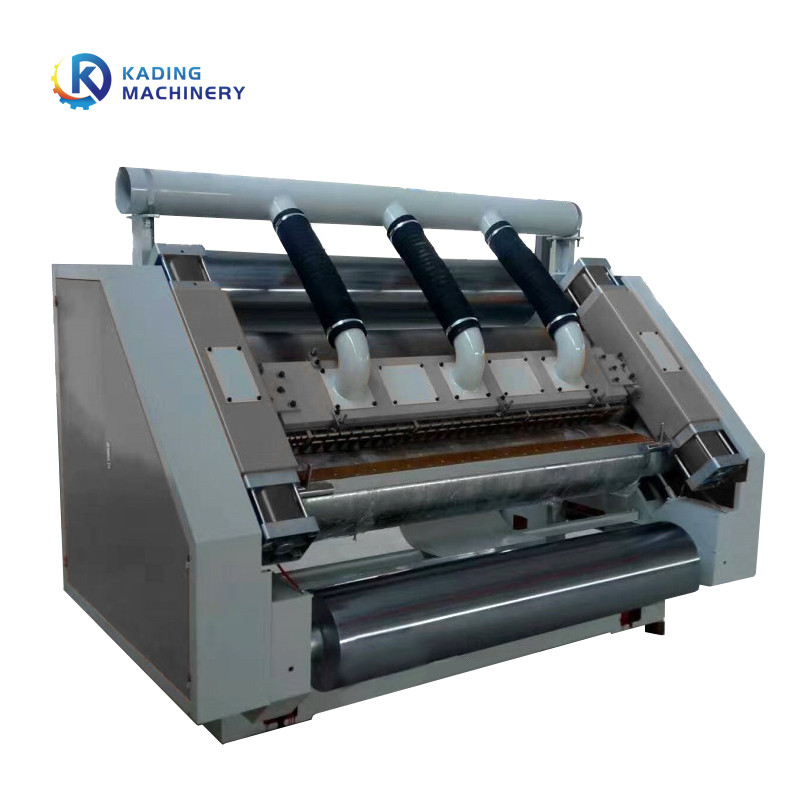 Mesin Corrugated Single Facer Jenis Pemanas Minyak Dengan Auto Feeding Unit Untuk Membuat Kertas 3 Lapis
