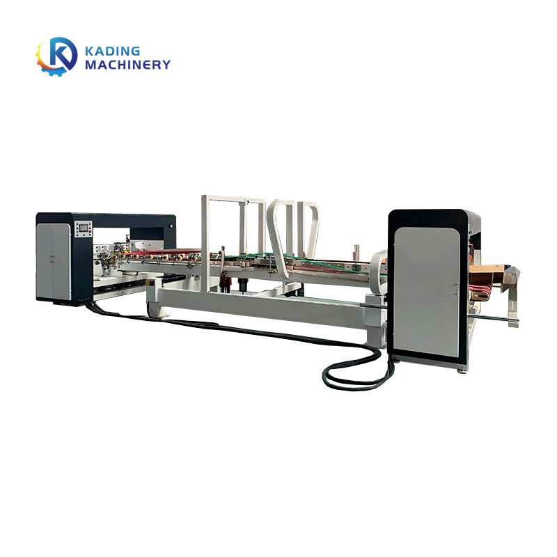 Mesin Stapler Kotak Sepenuhnya Otomatis Untuk Kotak Karton Ukuran 2000mm Dengan 800 kuku / Min