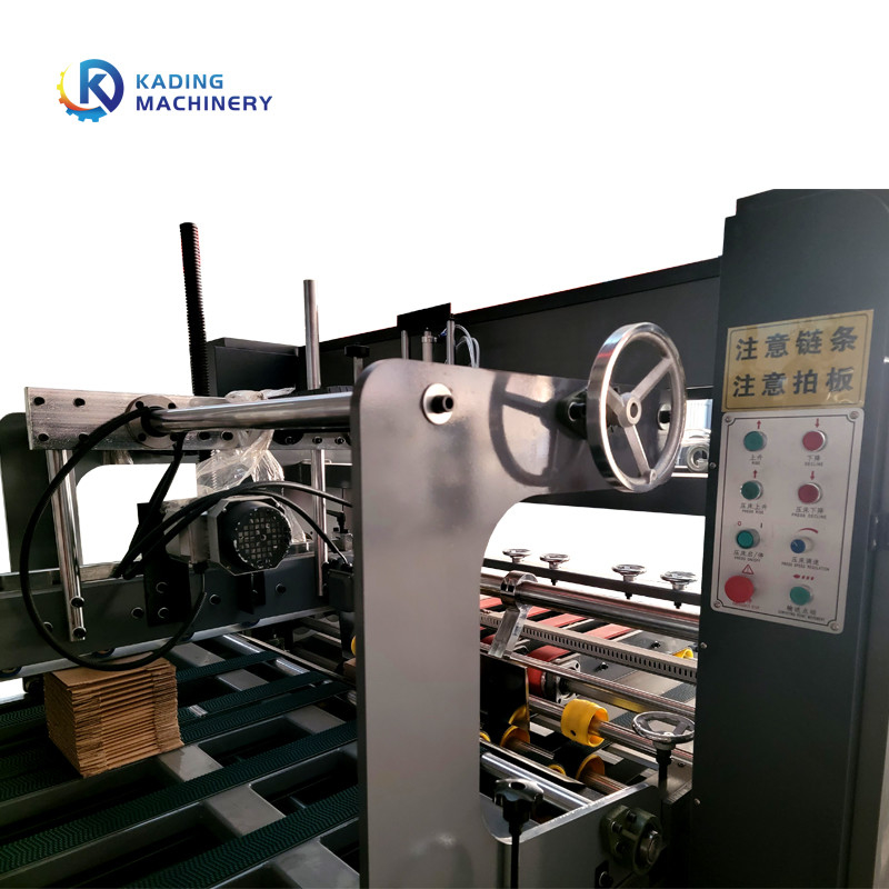 Mesin Gluer Folder Otomatis Untuk Karton Bergelombang Dengan Kontrol PLC