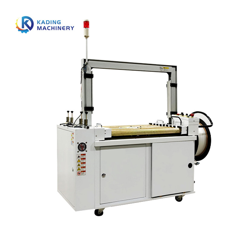 Mesin Strapping Kotak Karton Semi Otomatis Untuk 1200mm 1400mm Lembaran PP Strapping Bergelombang