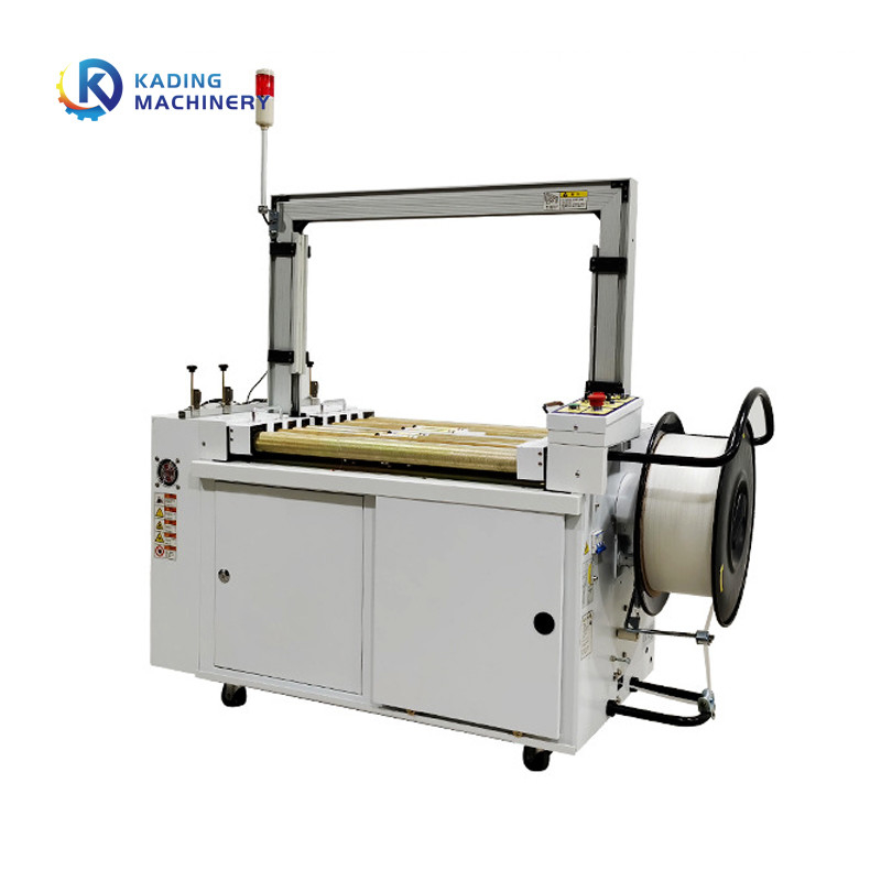 Mesin Strapping Kotak Karton Semi Otomatis Untuk 1200mm 1400mm Lembaran PP Strapping Bergelombang