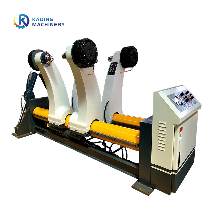 600-1800mm Mill Roll Stand Tipe Hidrolik Untuk Mendukung Dan Memasok Kertas Gulungan