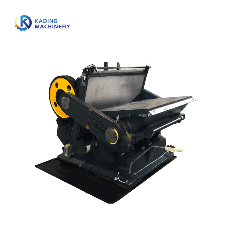 Heavy Type Die Cutting Creasing Machine Untuk Corrugated Cardboard Semi Auto