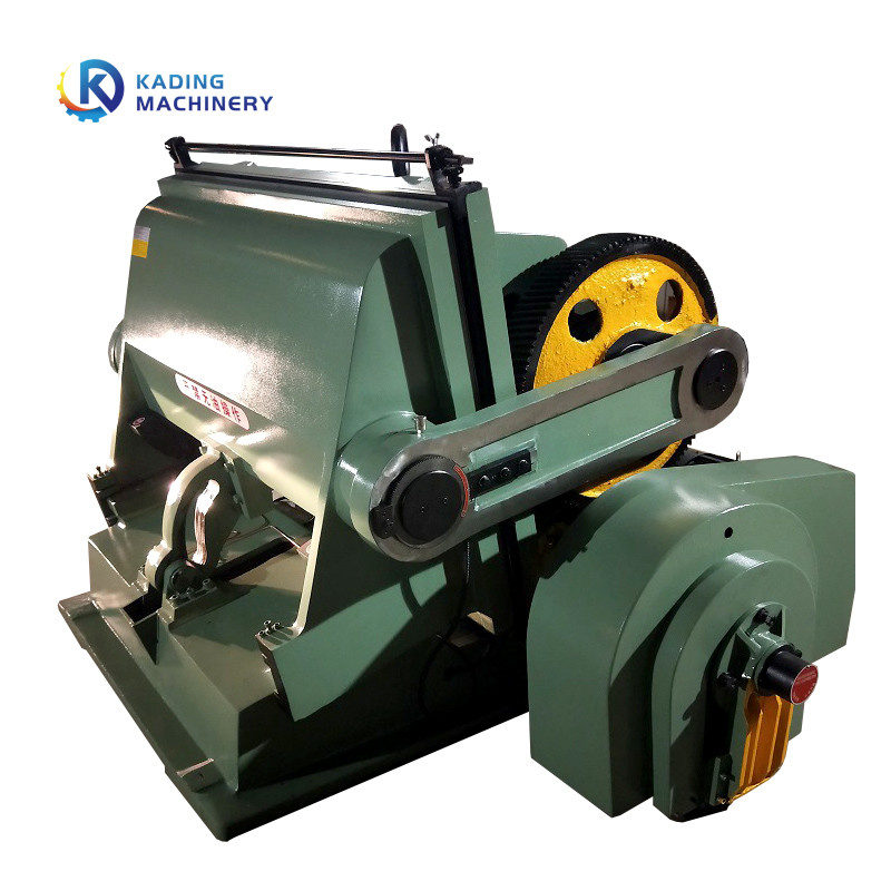 28pcs/Min Die Cutting Dan Creasing Machine Manual Untuk Menekan Kertas Bergelombang