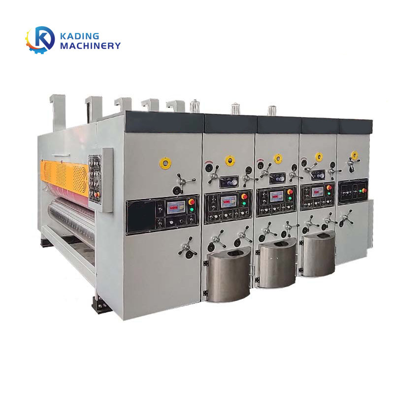 Mesin Cetak Kotak Bergelombang Flexo Tinta Berbasis Air Dengan Kontrol PLC