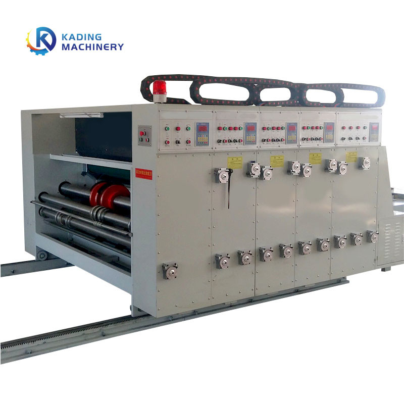 Front Edge Feeding Cardboard Printer Rotary Die Cutting Unit 300pcs/Min Kecepatan