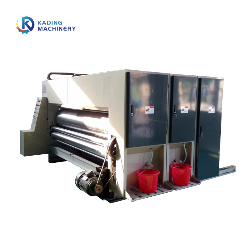 Mesin Cetak Karton Flexographic 120 Pcs/Min Untuk Pembuatan Kotak Karton Dengan Kontrol Plc