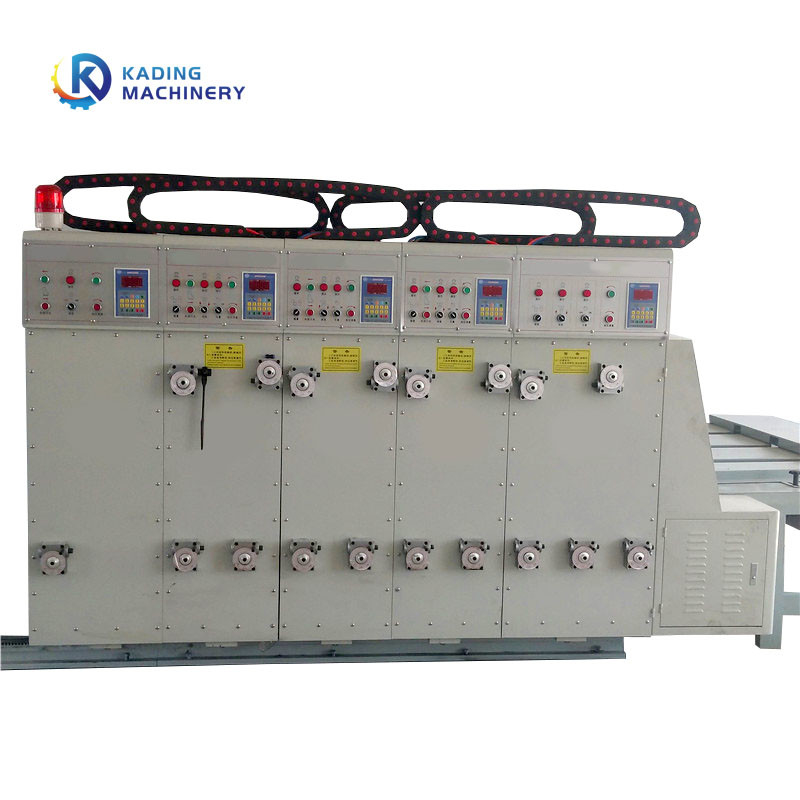 Chain Feeder 6 Warna Karton Printer Untuk Karton Bergelombang Dan Kotak Karton
