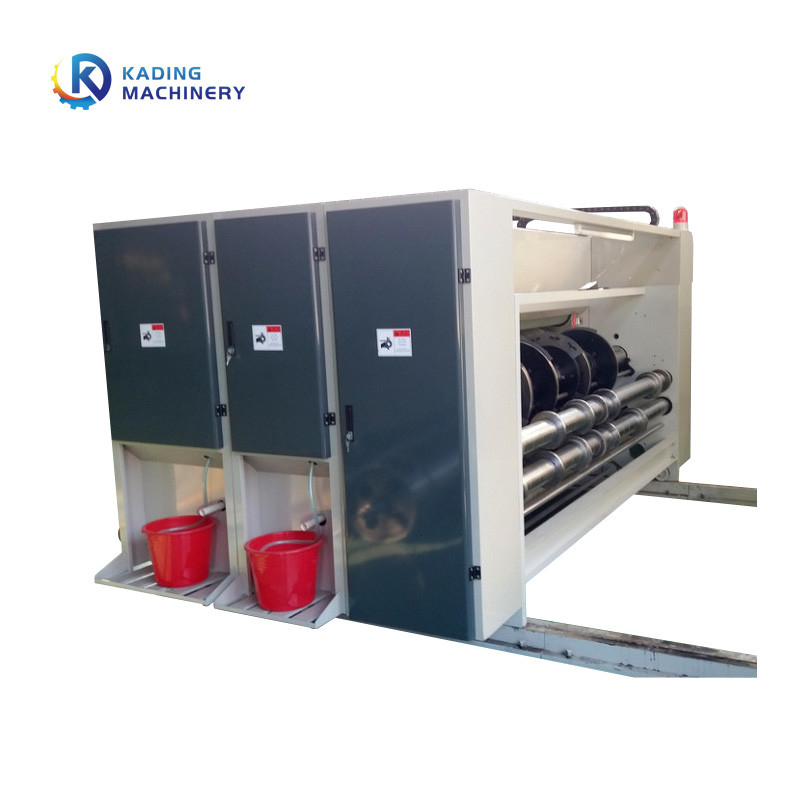 Mesin Printer Karton Kontrol Plc 380v Untuk Kotak Karton Bergelombang