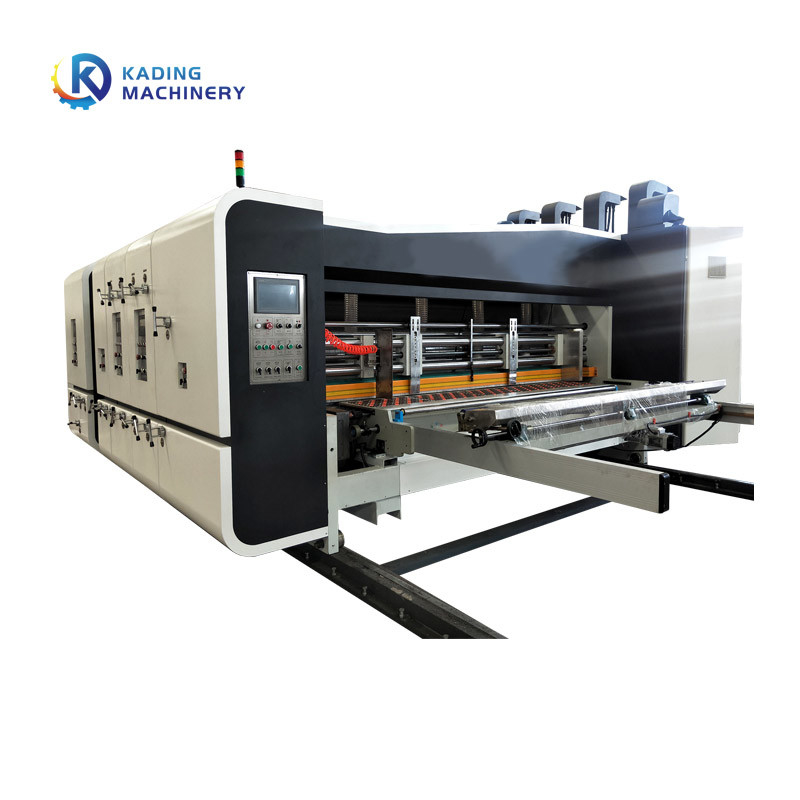 Mesin Printer Karton Kontrol Plc 380v Untuk Kotak Karton Bergelombang