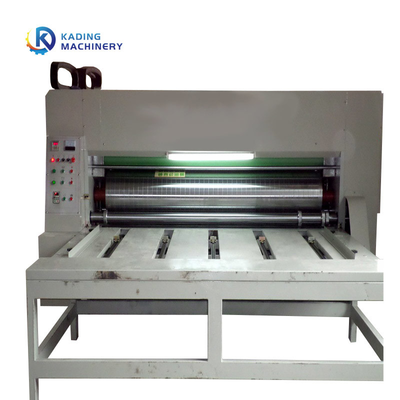 Chain Feeding 5 Warna Mesin Cetak Karton Slotting Die Cut Untuk Bergelombang