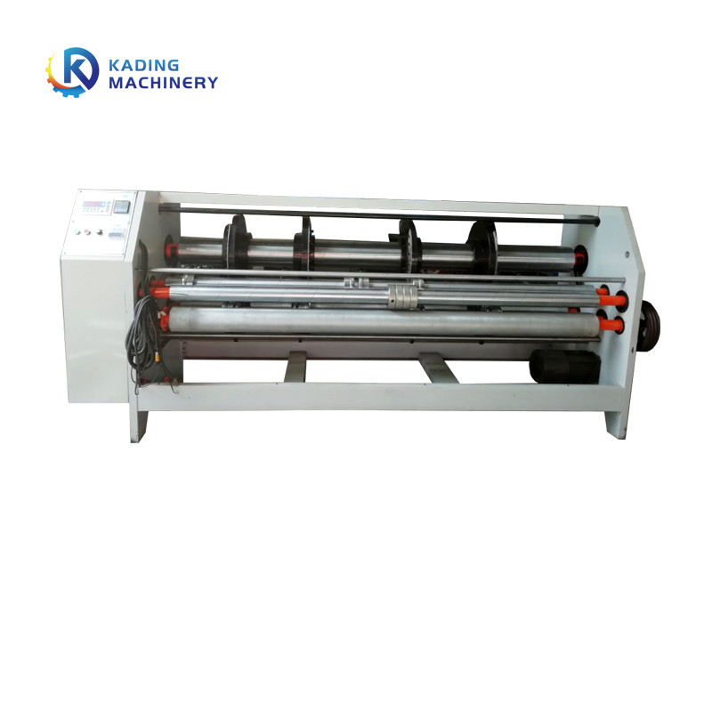Chain Feeding 5 Warna Mesin Cetak Karton Slotting Die Cut Untuk Bergelombang