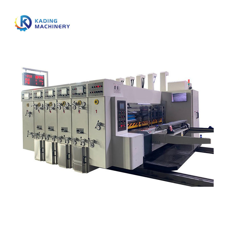 Mesin Printer Karton Multi Warna Dengan Rotary Die Cutting