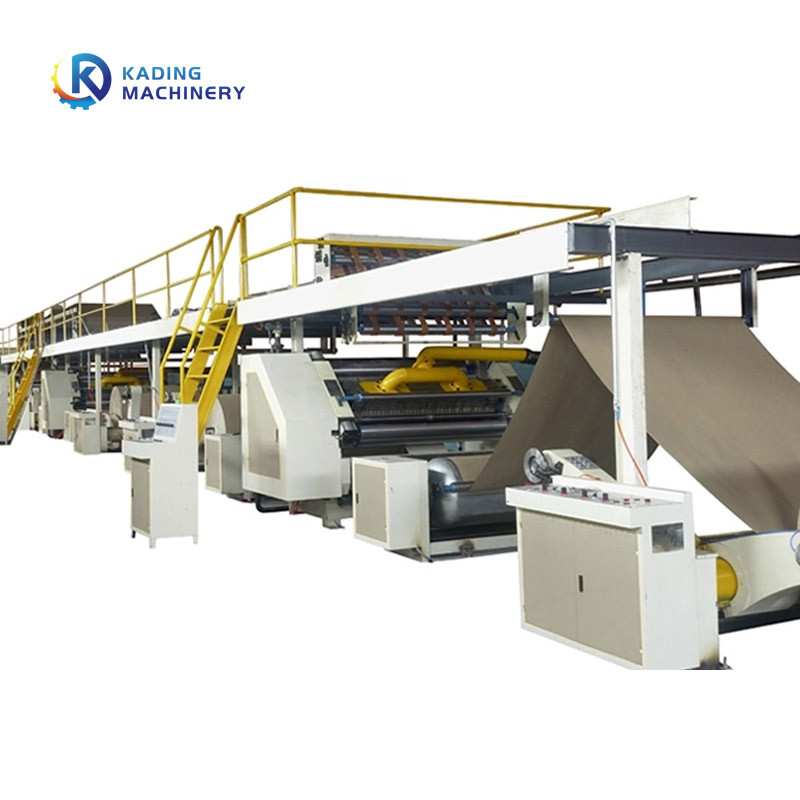1800mm Line Produksi Kardus Bergelombang Dengan Gantry Stacker Untuk 3 / 5 / 7 Ply Board