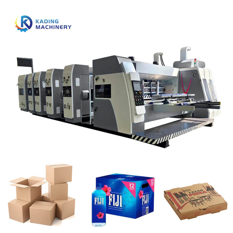 300pcs/Min Pencetakan Slotting Die Cutting Machine Warna Disesuaikan Automatic Feeding