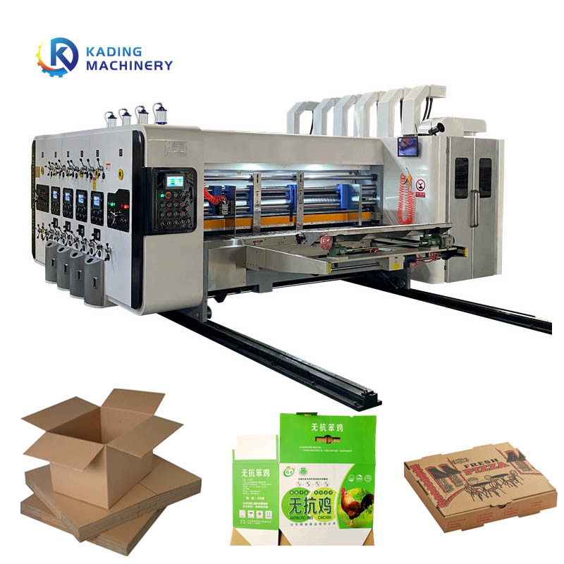Mesin Cetak Karton Pengumpanan Otomatis Untuk Papan Bergelombang Dengan 250 Pcs/Min