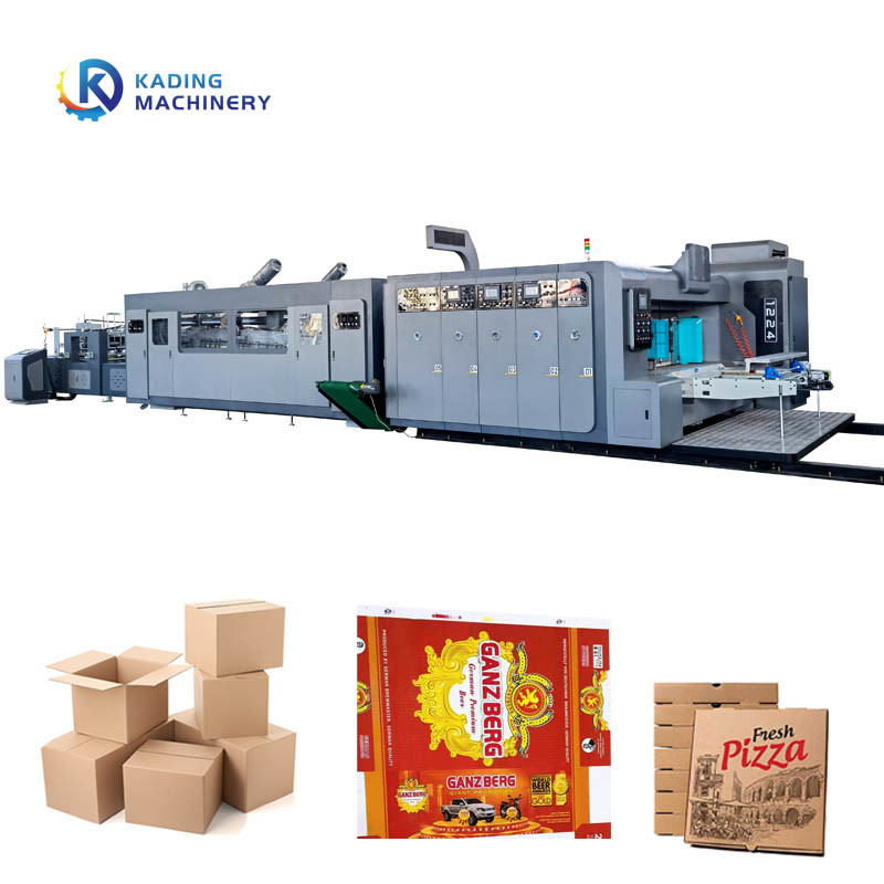 Front Edge Corrugated Box Printer Untuk 3 5 7 Lapisan Paper Board Dengan Slotting Attachment
