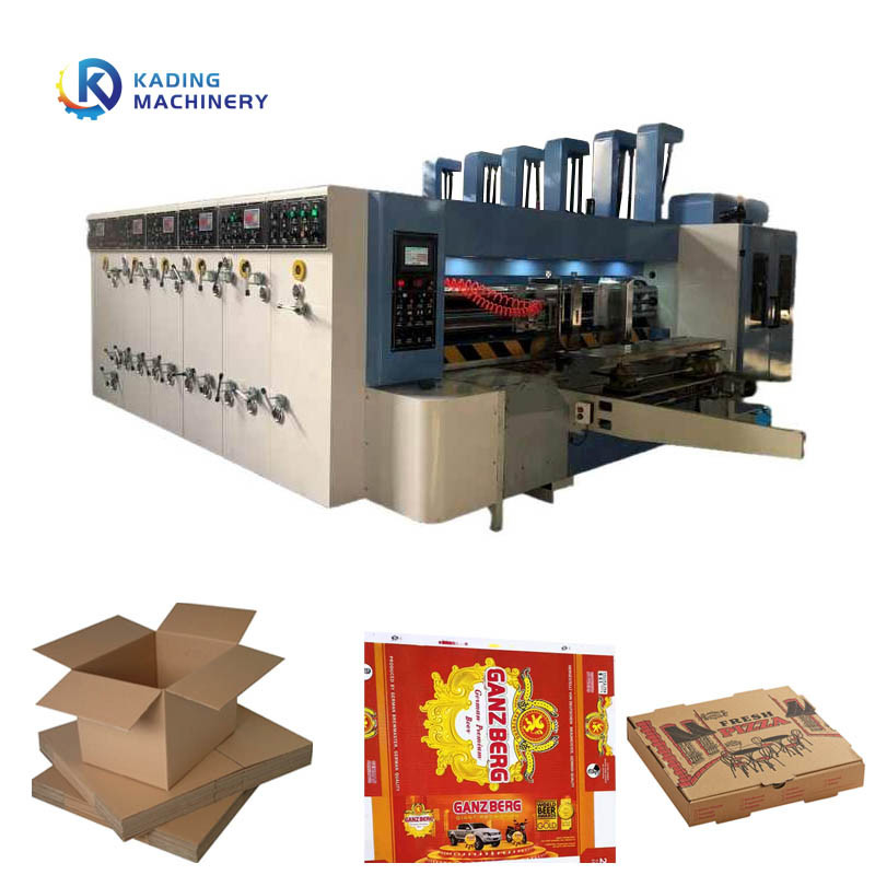 Mesin Cetak Karton Pengumpanan Kertas Tekanan Gratis Pencetakan Karton Flexo 2/3/4 Warna