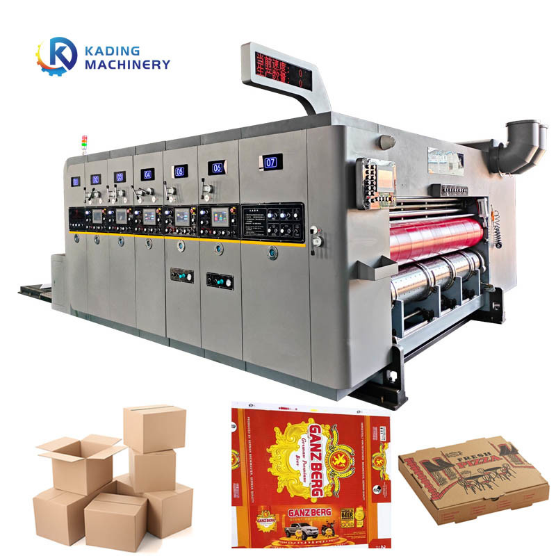 Mesin Cetak Kotak Bergelombang Flexo Kecepatan Kerja 200pcs / Min